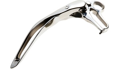 Chrome Motorcycle Brake Lever Detail.