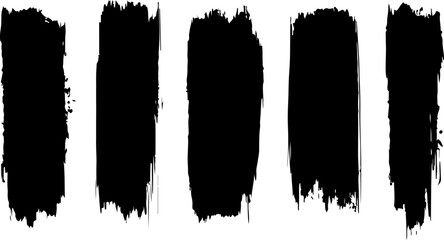 Grunge Brush Stroke Vector Collection