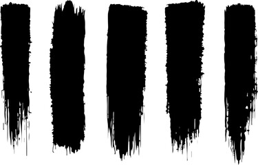 Grunge Brush Stroke Vector Collection