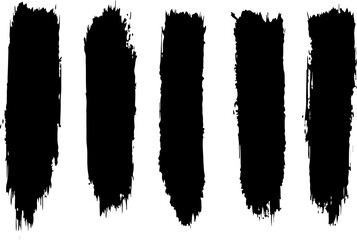 Grunge Brush Stroke Vector Collection