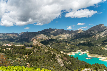 Tourism in Guadalest (Alicante- Spain)