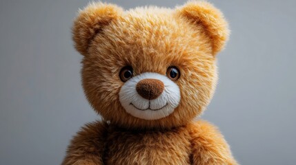 Obraz premium A teddy bear with a big smile on its face
