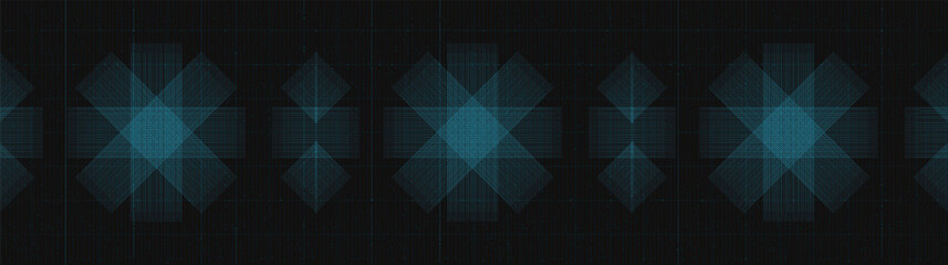 Panorama Abstract Light Electronic Lines on Blue Technology Background,comic and Motion concept design,vector.