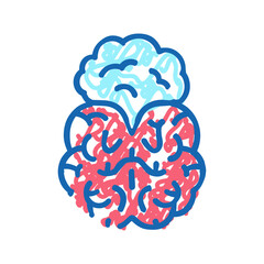 thought bubble brainstorm icon doodle illustration