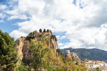 Tourism in Guadalest (Alicante- Spain)
