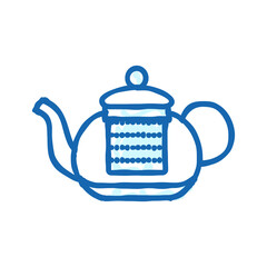 oil bottle glass package icon doodle illustration