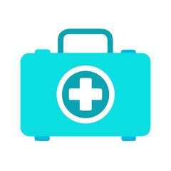 Obraz premium First aid kit with a simple design for emergency health situations in various environments