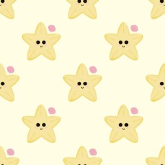 Obraz premium seamless pattern with stars.