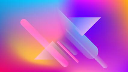 ABSTRACT BACKGROUND GRADIENT MESH WITH GEOMETRIC SHAPES SMOOTH LIQUID COLORFUL BLURRED DESIGN VECTOR TEMPLATE GOOD FOR MODERN WEBSITE, WALLPAPER, COVER DESIGN 
