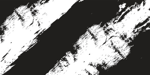 Naklejka premium White old concrete wall grunge texture - wide banner format background with copy space for text. Grunge black texture of chips, cracks, scratches, Soft white grunge.