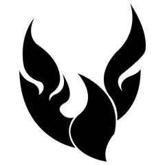 Asian style collage of pointed arch silhouettes