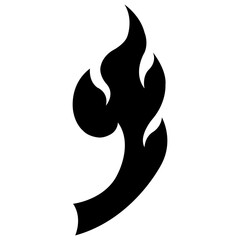 Thai pattern silhouette collage intricate and interwoven