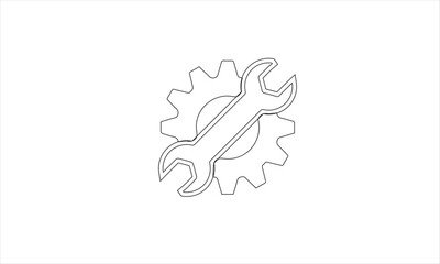 vector illustration of an head