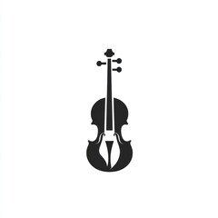 Fototapeta premium Silhouette of a Violin