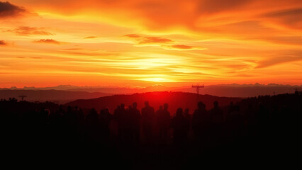Pentecost Festival Celebrate the Lord May 19 Sunset Watercolor Art