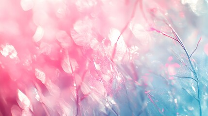 Dreamy Pastel Pink Blue Abstract Background Texture