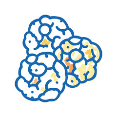 chocolate bars snack food icon doodle illustration