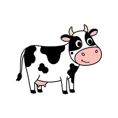 Fototapeta premium funny cow cartoon