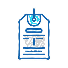 serger machine dressmaking fashion icon doodle illustration