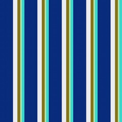 Seamless background with vertical stripes in navy blue, olive, turquoise, and white, ideal for textiles, wallpaper, or wrapping designs.
