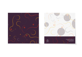 Minimalist deep blue premium abstract background with luxury geometric dark shapes. Exclusive wallpaper design for poster