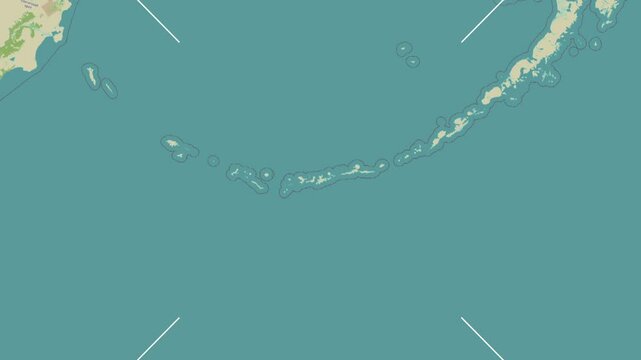 Adak Island in the Bering Sea. Zoom