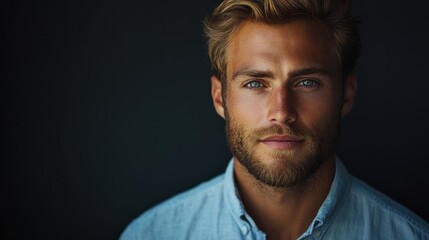 Obraz premium Confident, handsome man portrait
