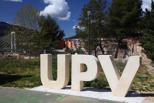 ALCOY, SPAIN - APRIL 7, 2025: Alcoy campus of Universitat Politecnica de Valencia (Technical University of Valencia, UPV) in Spain.