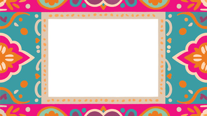 Background with border and frame for design, batik design, traditional design