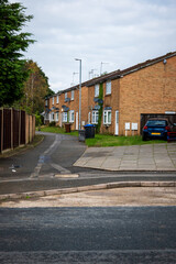 Fototapeta premium Residential estate street view in England UK