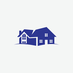 Discover a professional and stylish logo design for apartment complexes, featuring minimalist graphics, modern typography, geometric shapes, and a blue and white color scheme. Perfect for real estate 