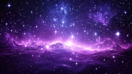 Obraz premium Cosmic nebulae, vibrant colors, deep space