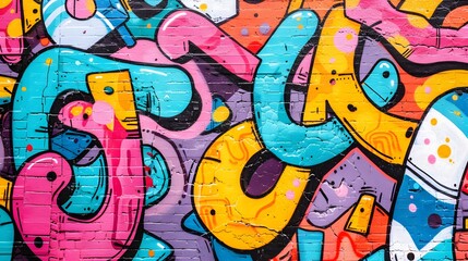 Urban Graffiti: A vibrant urban graffiti background with colorful street art, adding a youthful and edgy feel for fashion items. 
