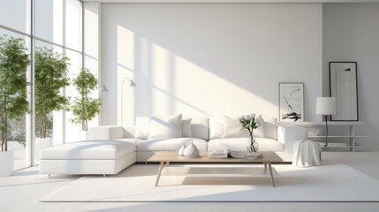 interior bright white light