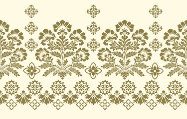 Ethnic Motifs Ikat floral paisley embroidery floral. ikat Saree Sarong oriental pattern traditional.Ikat embroidery style abstract embroidery design for texture,fabric,clothing,wrapping,decoration