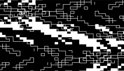 Black and white abstract pixel effect pattern for sporty background and jersey design. Fully editable vector element. Vector Format Illustration 