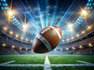 Epic 3D Looping Football Touchdown Drone Shot - Aerial Celebration