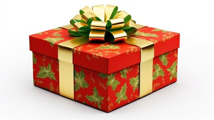 Obraz premium wrapped christmas gift clipart