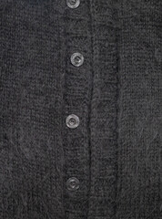 Flauschige Langhaar Grobstrick Mohair Strickjacke zur Hintergrund und Textur Nutzung