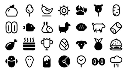 Discover stylish and innovative conceptual vector icons in a flat linear theme that fits perfectly with web layouts, app UIs, marketing campaigns, and editorial content