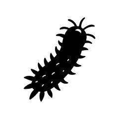 sea cucumber vector silhouette