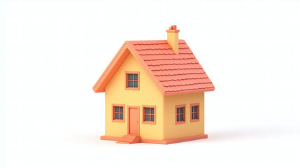 Playful 3D House Model