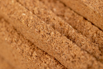 natural cork wood, which is used in industry and household needs