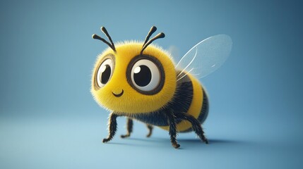 Naklejka premium Cute bee illustration (2)