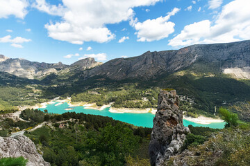 Tourism in Guadalest (Alicante- Spain)