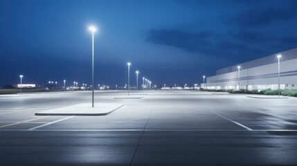modern parking lot lighting