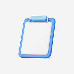 3d Realistic Clipboard icon Vector illustration