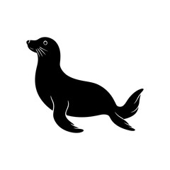 seal-vector-silhouette