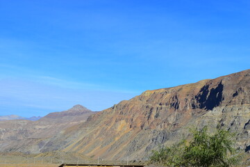 Cajon del Maipo - Embalse el Yeso area. San jose de Maipo, close to Santigao area. Lake view with...
