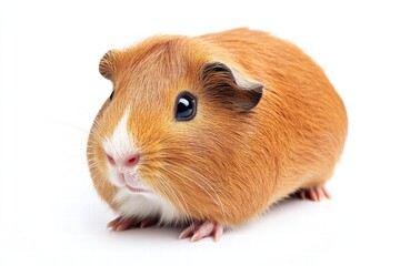 Realistic guinea pig photo, perfect for pet lovers and design projects.